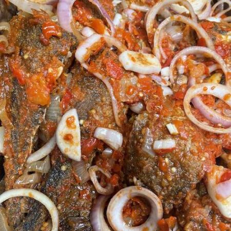 Fried Panla (Hake Fish)