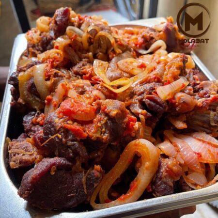 Fried Goat Meat